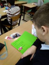 Готовим открытки мамам в 5 А классе